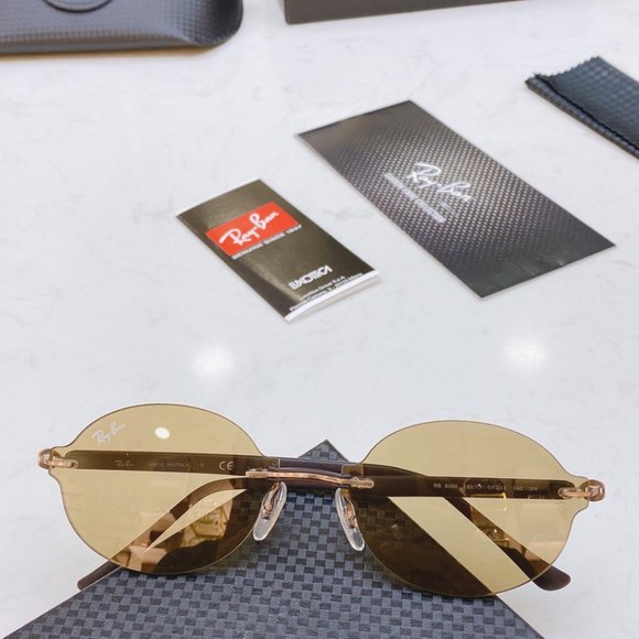 Ray-Ban 8060 gold titanium glasses main image 9